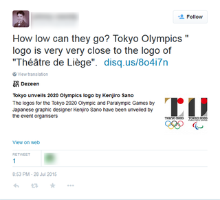 Illustration for article titled The Rip-Off Controvesy Over the Tokyo Olympics Logo